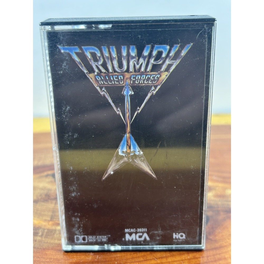 Vintage 1981‎ Allied Forces by Triumph Cassette Tape -